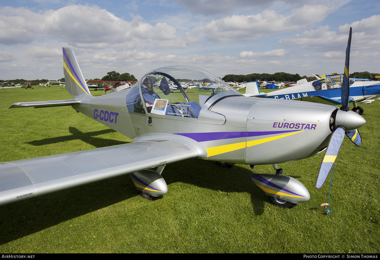 Aircraft Photo of G-CDCT | Cosmik EV-97 TeamEurostar UK | AirHistory.net #409483