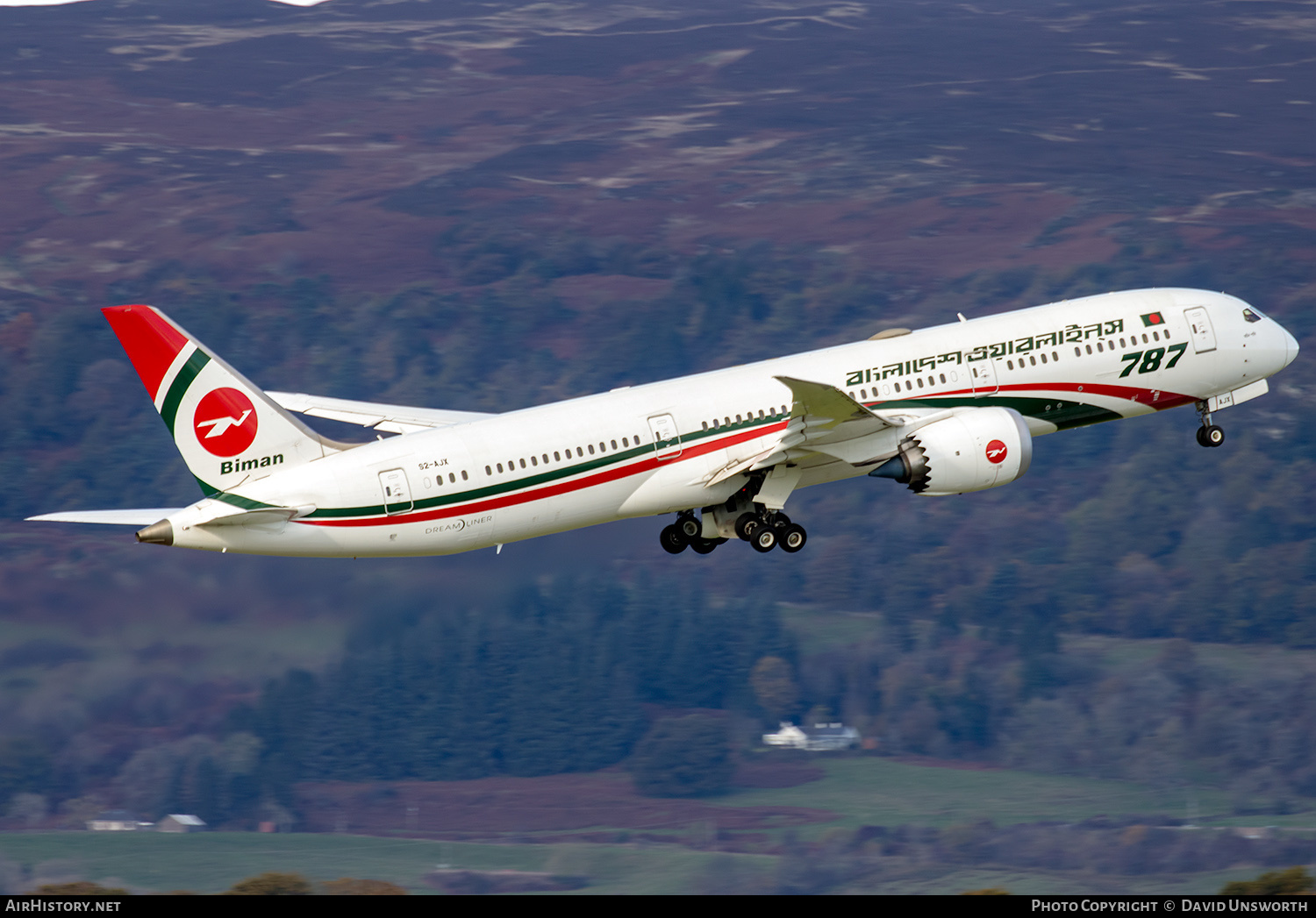 Aircraft Photo of S2-AJX | Boeing 787-9 Dreamliner | Biman Bangladesh Airlines | AirHistory.net #409524