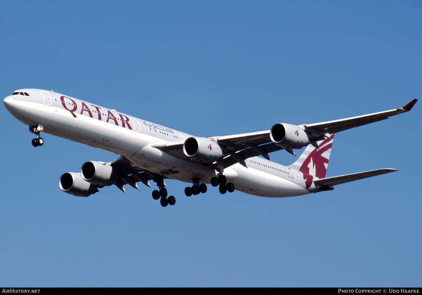 Aircraft Photo of A7-AGA | Airbus A340-642 | Qatar Airways | AirHistory.net #409543