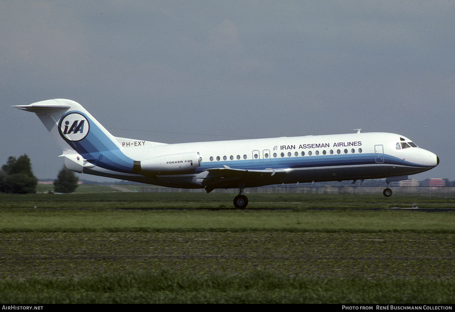Aircraft Photo of PH-EXY | Fokker F28-4000 Fellowship | Iran Asseman Airlines | AirHistory.net #409556