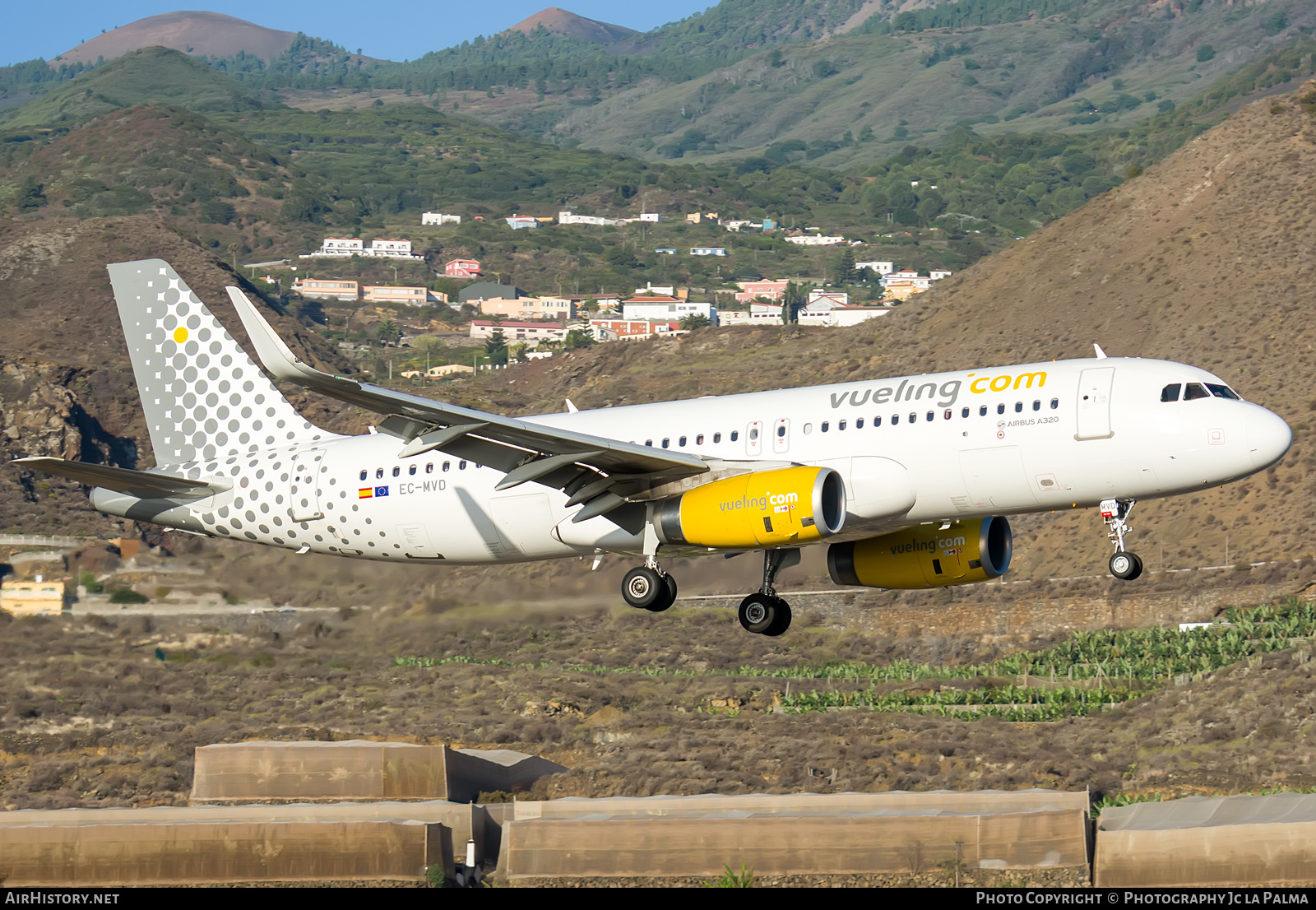 Aircraft Photo of EC-MVD | Airbus A320-232 | Vueling Airlines | AirHistory.net #409570