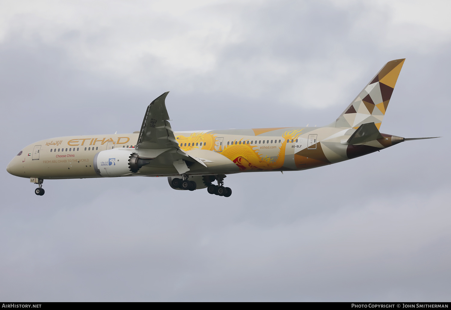 Aircraft Photo of A6-BLF | Boeing 787-9 Dreamliner | Etihad Airways | AirHistory.net #409603