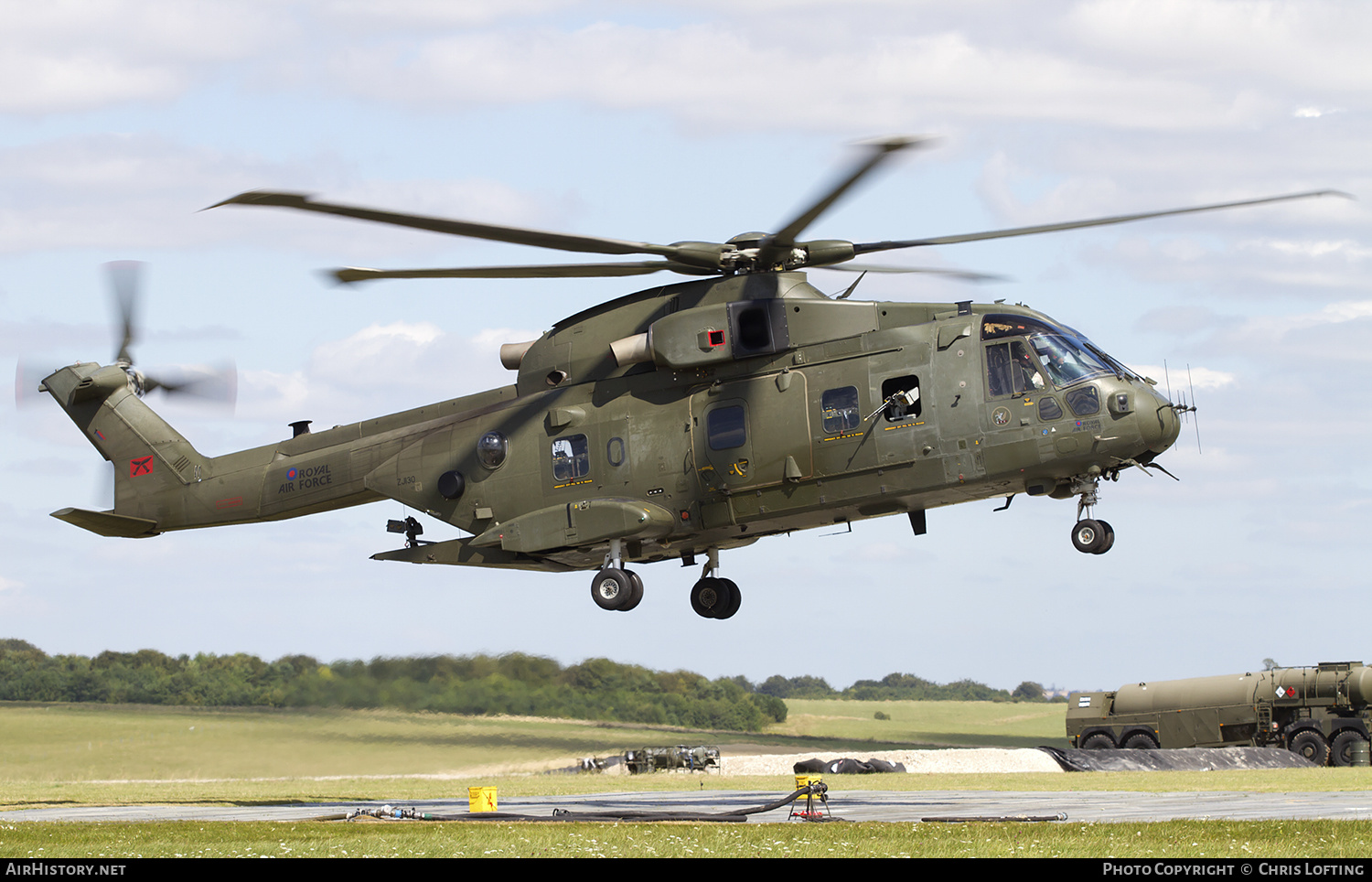 Aircraft Photo of ZJ130 | EHI EH101-411 Merlin HC3i | UK - Air Force | AirHistory.net #409613