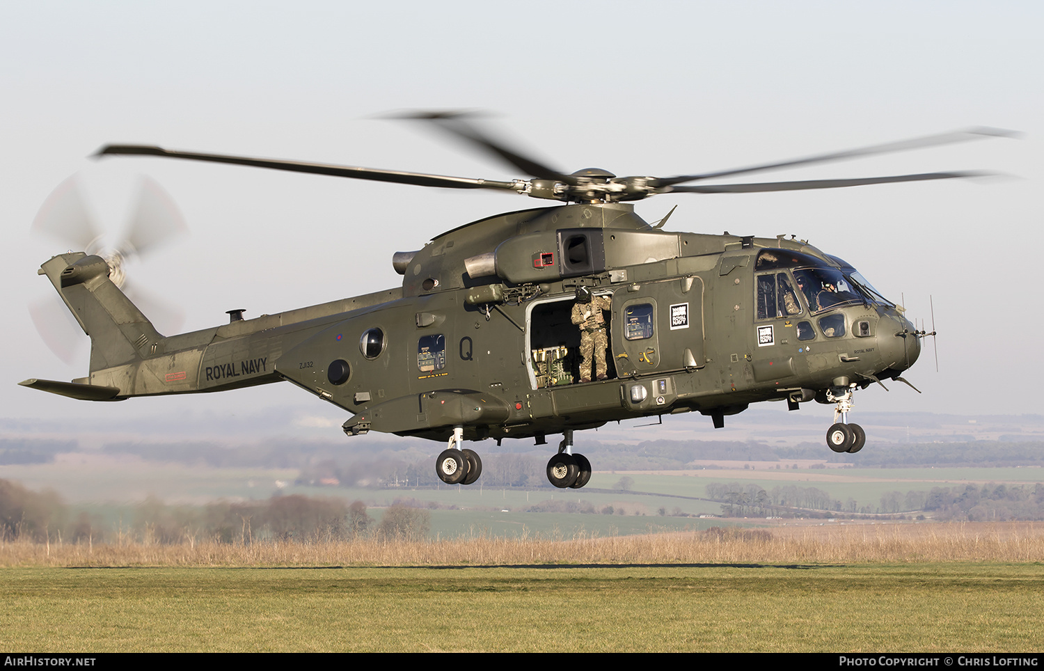 Aircraft Photo of ZJ132 | AgustaWestland EH101-512 Merlin HC3A | UK - Navy | AirHistory.net #409616