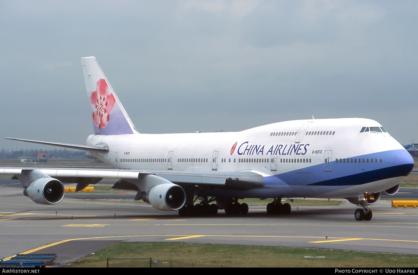 Aircraft Photo of B-18272 | Boeing 747-409 | China Airlines | AirHistory.net #409622