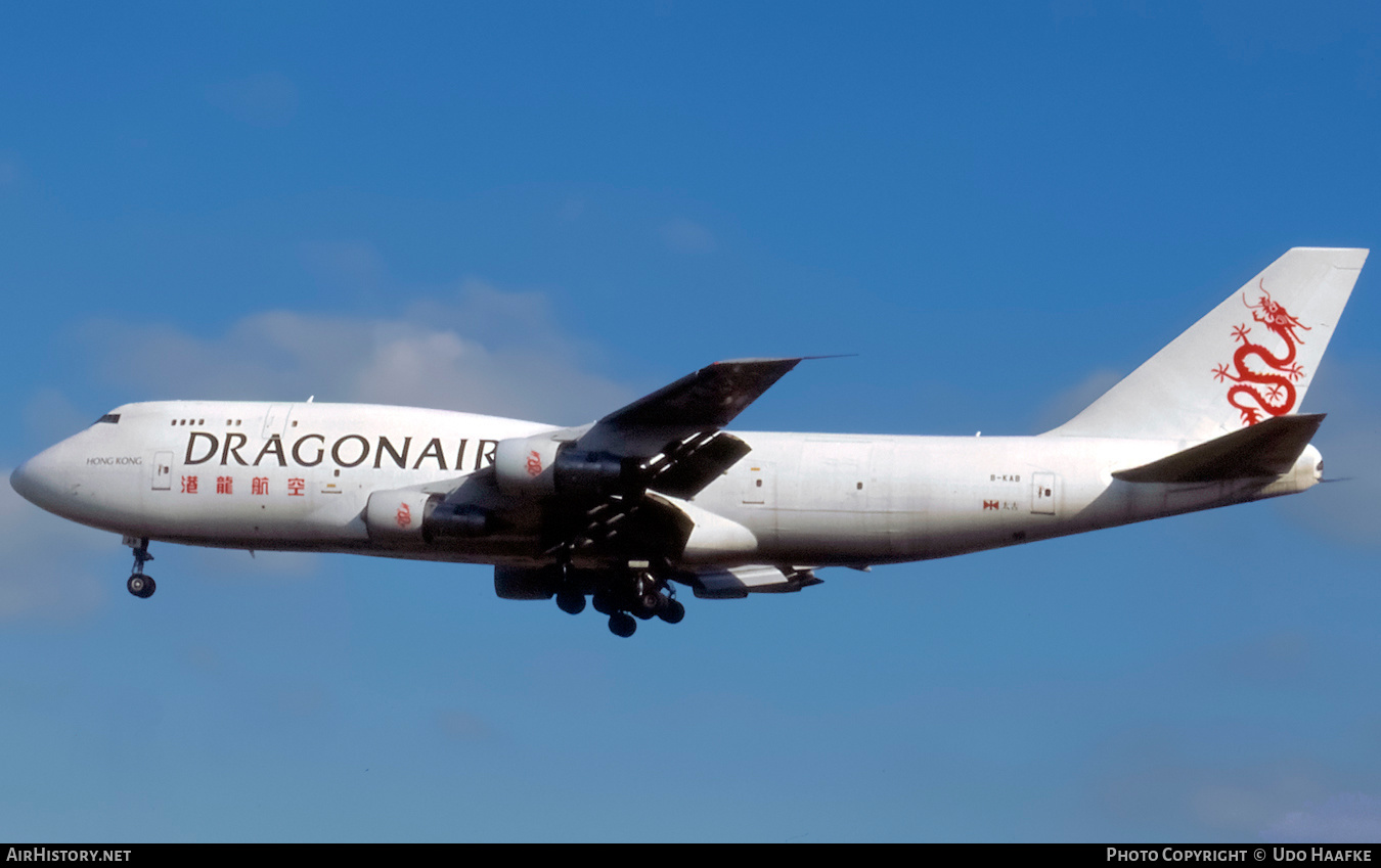 Aircraft Photo of B-KAB | Boeing 747-312M(SF) | Dragonair Cargo | AirHistory.net #409638