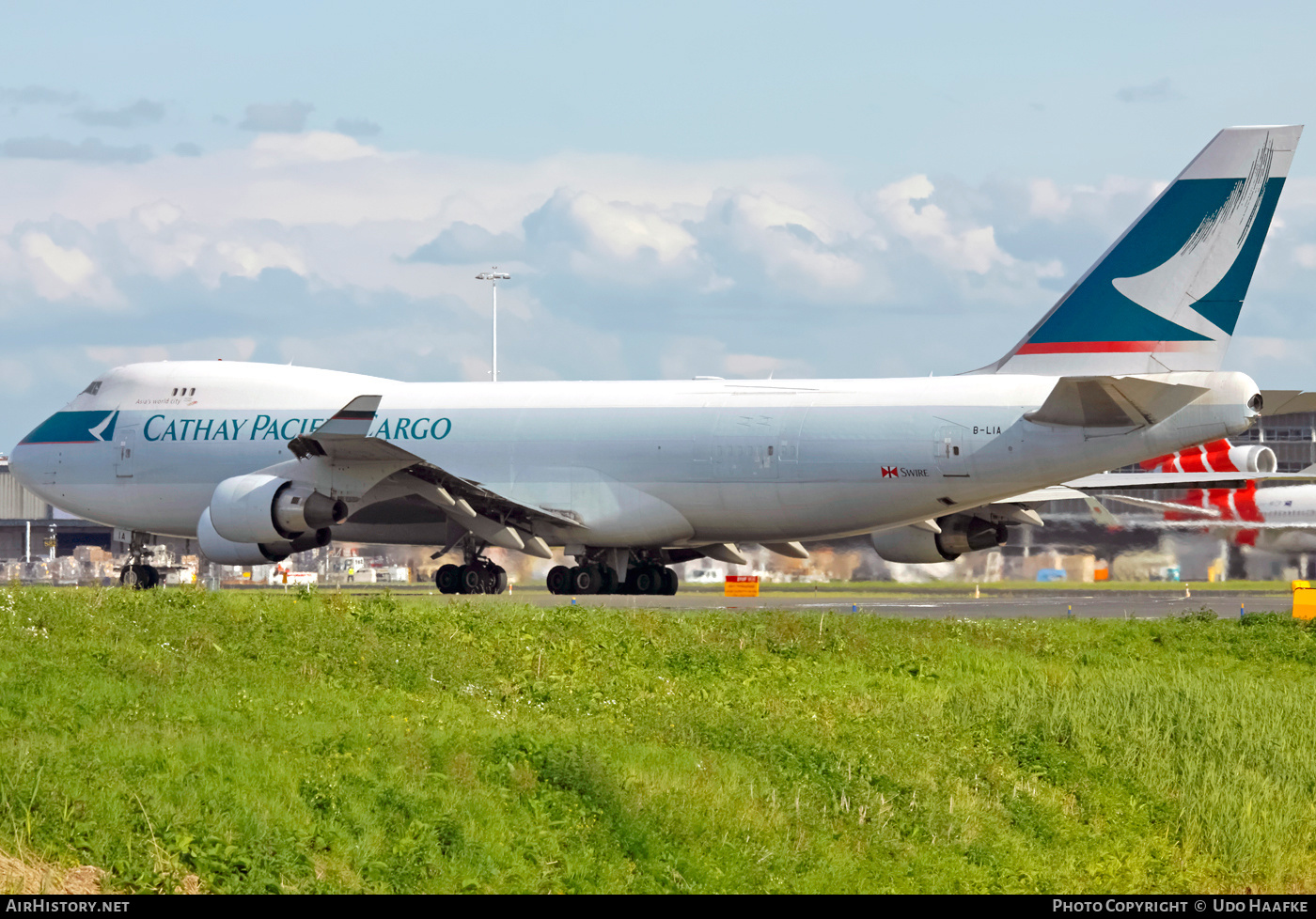 Aircraft Photo of B-LIA | Boeing 747-467F/ER/SCD | Cathay Pacific Airways Cargo | AirHistory.net #409645