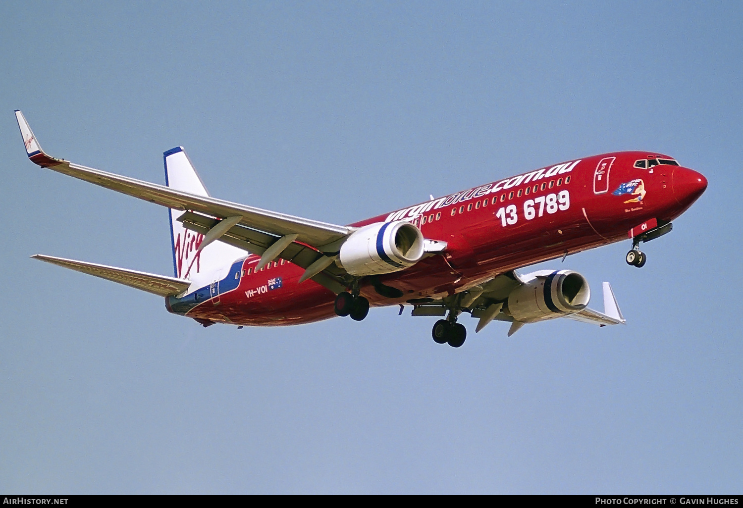 Aircraft Photo of VH-VOI | Boeing 737-81Q | Virgin Blue Airlines | AirHistory.net #409715