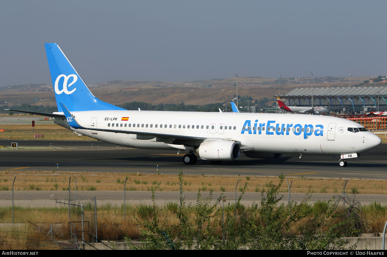Aircraft Photo of EC-LPR | Boeing 737-85P | Air Europa | AirHistory.net #409776