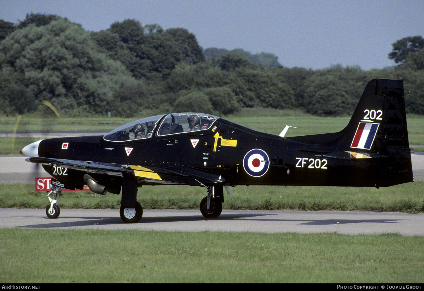 Aircraft Photo of ZF202 | Short S-312 Tucano T1 | UK - Air Force | AirHistory.net #409798