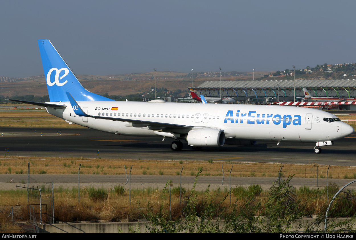 Aircraft Photo of EC-MPG | Boeing 737-800 | Air Europa | AirHistory.net #409808