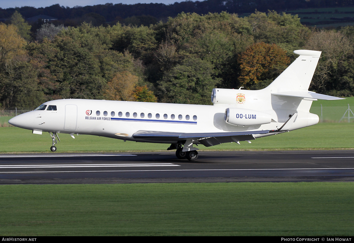 Aircraft Photo of OO-LUM | Dassault Falcon 7X | Belgium - Air Force | AirHistory.net #409820