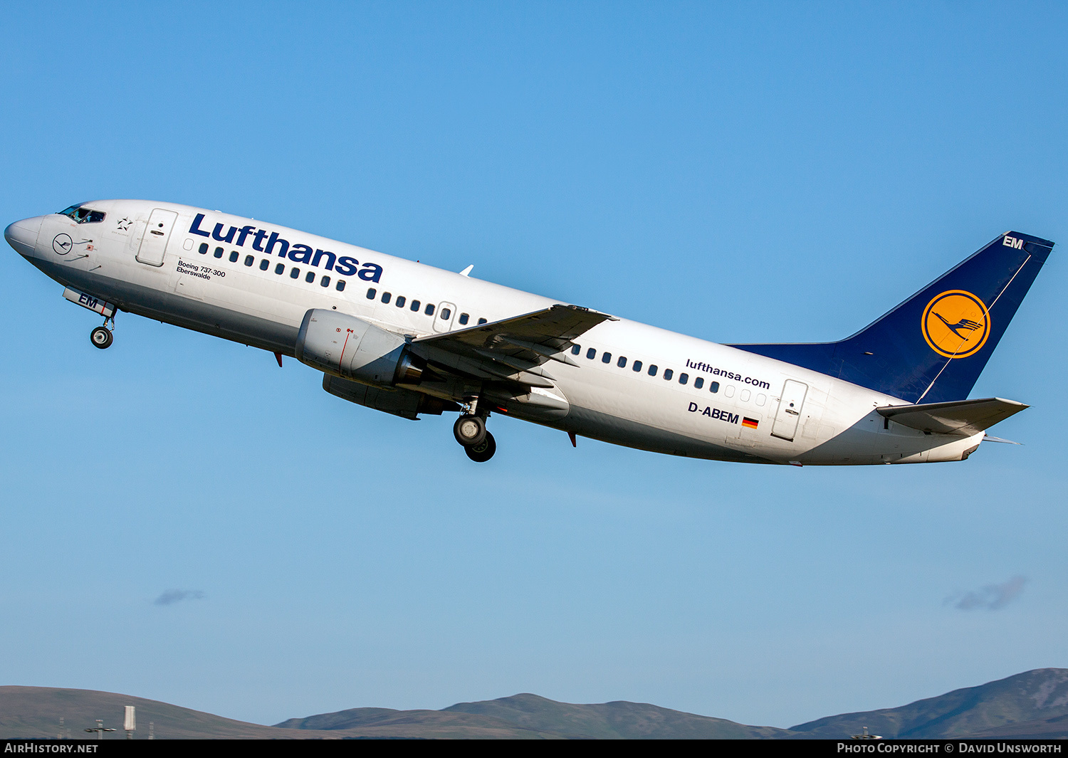 Aircraft Photo of D-ABEM | Boeing 737-330 | Lufthansa | AirHistory.net #409823