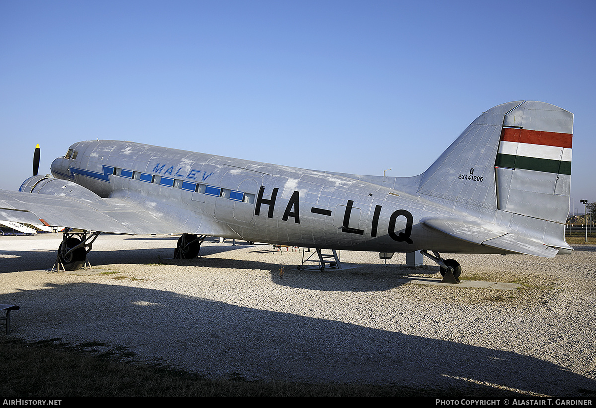 Aircraft Photo of HA-LIQ | Lisunov Li-2T | Malév - Hungarian Airlines | AirHistory.net #409828