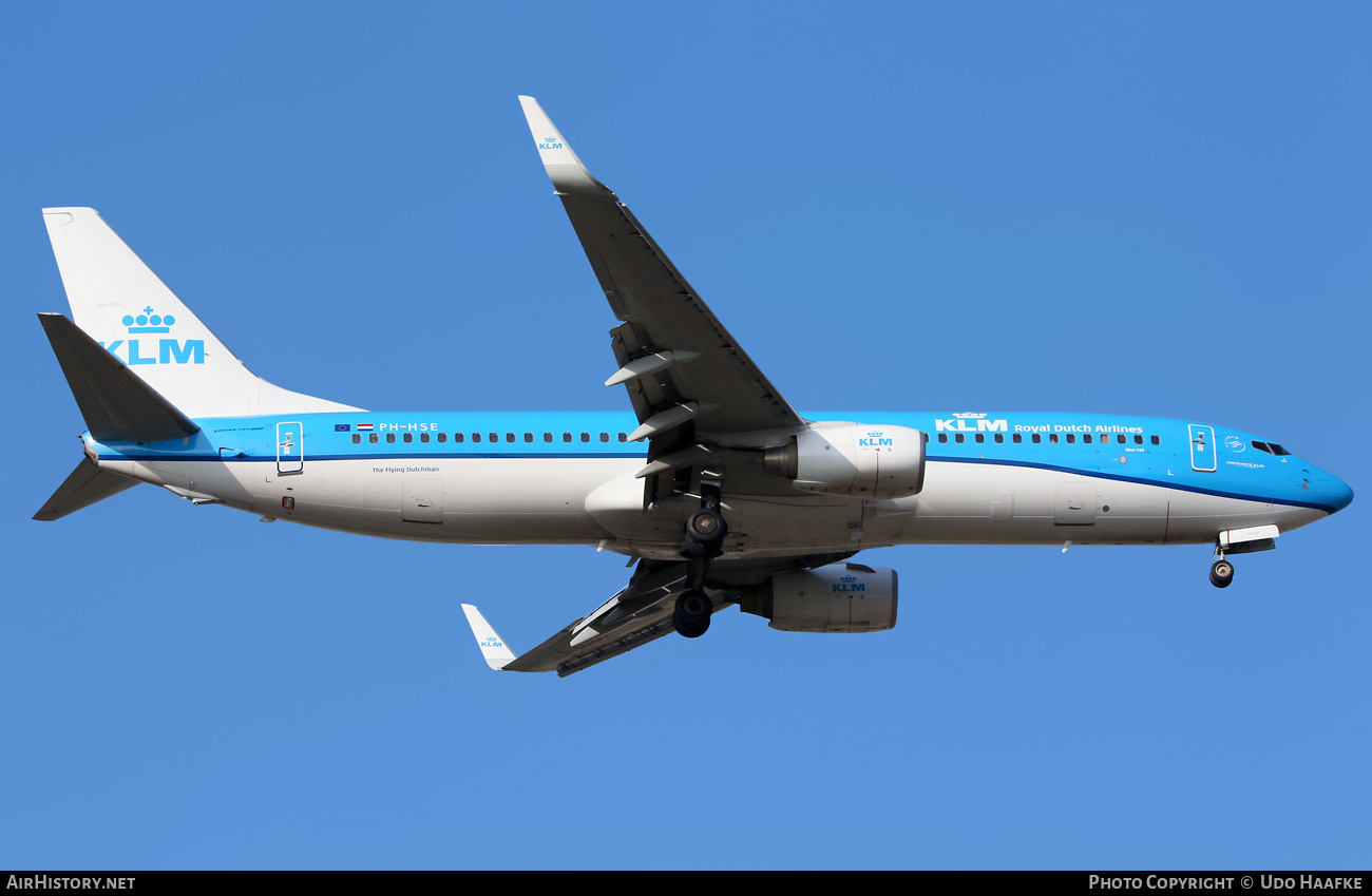 Aircraft Photo of PH-HSE | Boeing 737-8K2 | KLM - Royal Dutch Airlines | AirHistory.net #409887