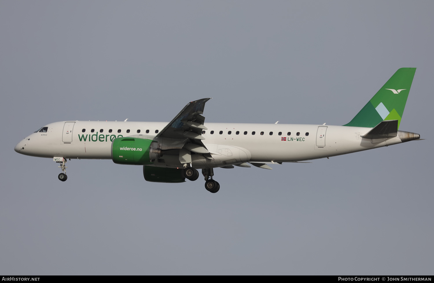 Aircraft Photo of LN-WEC | Embraer 190-E2 (ERJ-190-300) | Widerøe | AirHistory.net #409921