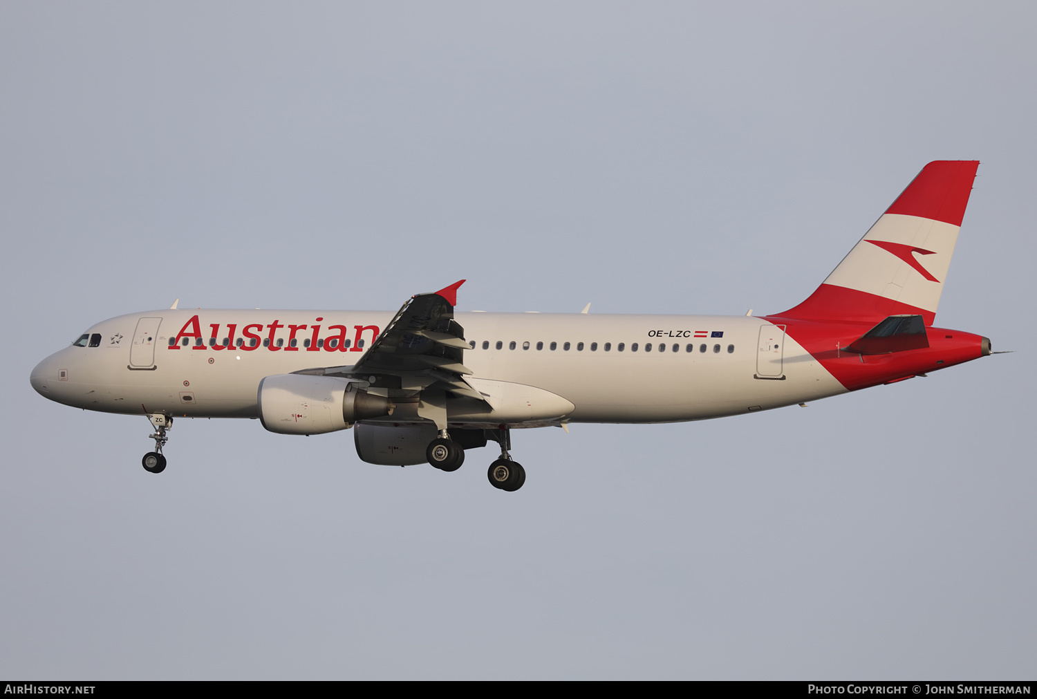 Aircraft Photo of OE-LZC | Airbus A320-214 | Austrian Airlines | AirHistory.net #409923