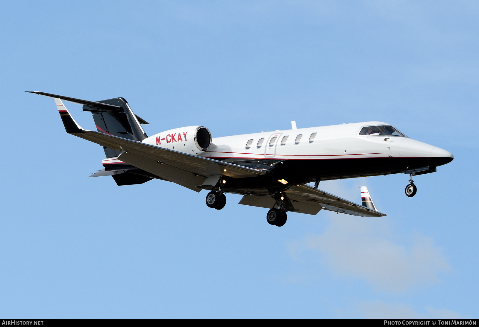 Aircraft Photo of M-CKAY | Learjet 45 | AirHistory.net #409988
