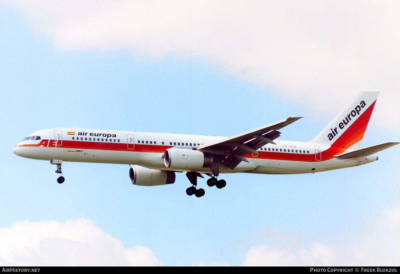 Aircraft Photo of EC-FFK | Boeing 757-236 | Air Europa | AirHistory.net #409990