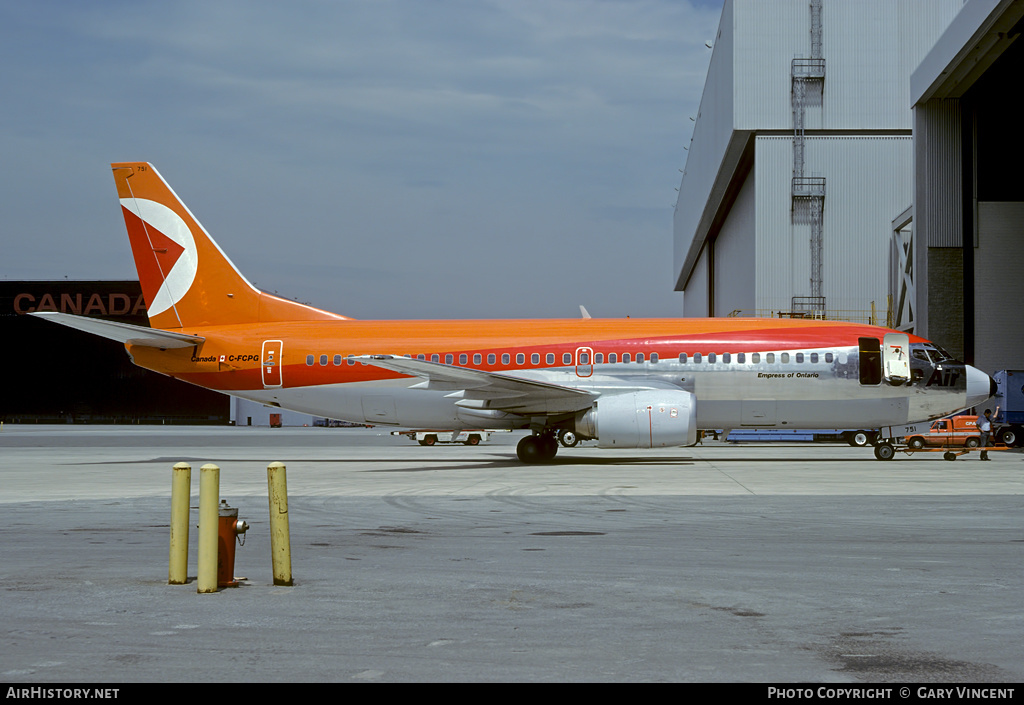 Aircraft Photo of C-FCPG | Boeing 737-317 | CP Air | AirHistory.net #409993