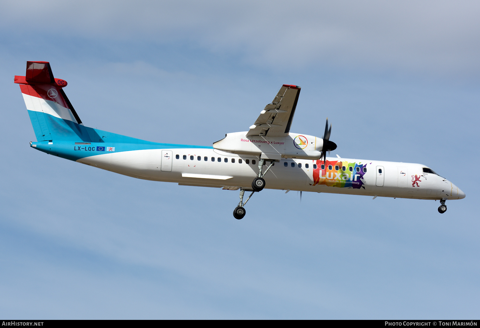 Aircraft Photo of LX-LQC | Bombardier DHC-8-402 Dash 8 | Luxair | AirHistory.net #410001