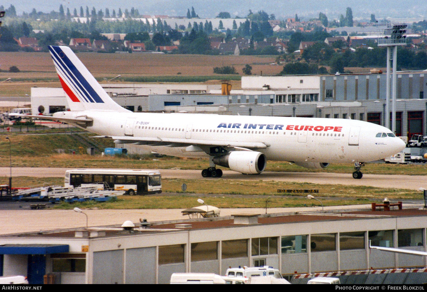 Aircraft Photo of F-BUAH | Airbus A300B2-1C | Air Inter Europe | AirHistory.net #410003