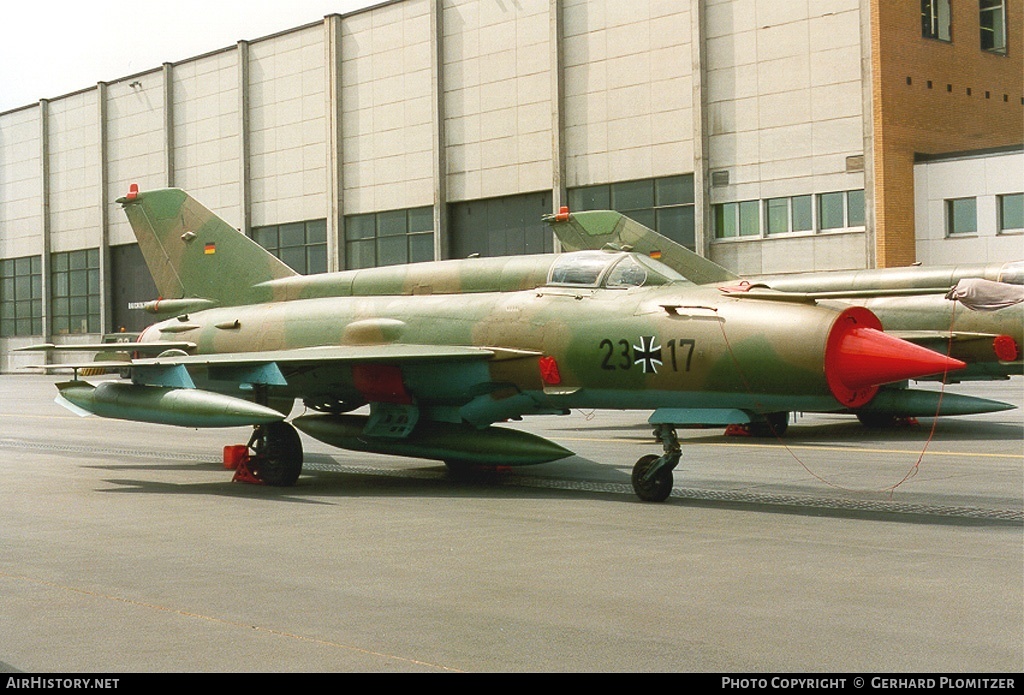 Aircraft Photo of 2317 | Mikoyan-Gurevich MiG-21MF | Germany - Air Force | AirHistory.net #410010