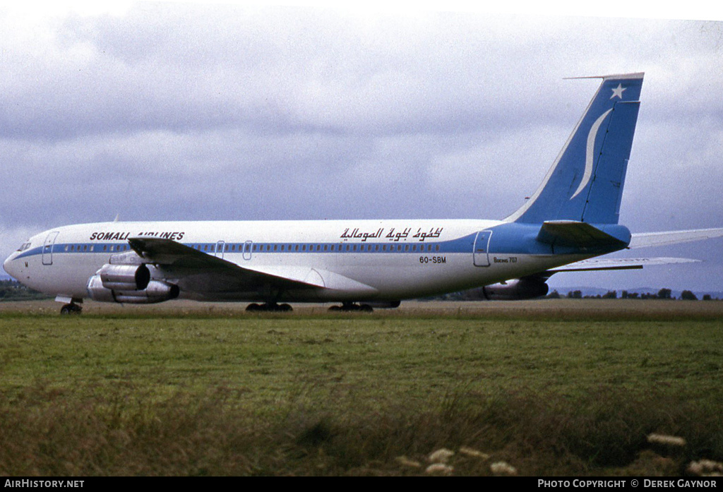 Aircraft Photo of 6O-SBM | Boeing 707-338C | Somali Airlines | AirHistory.net #410028