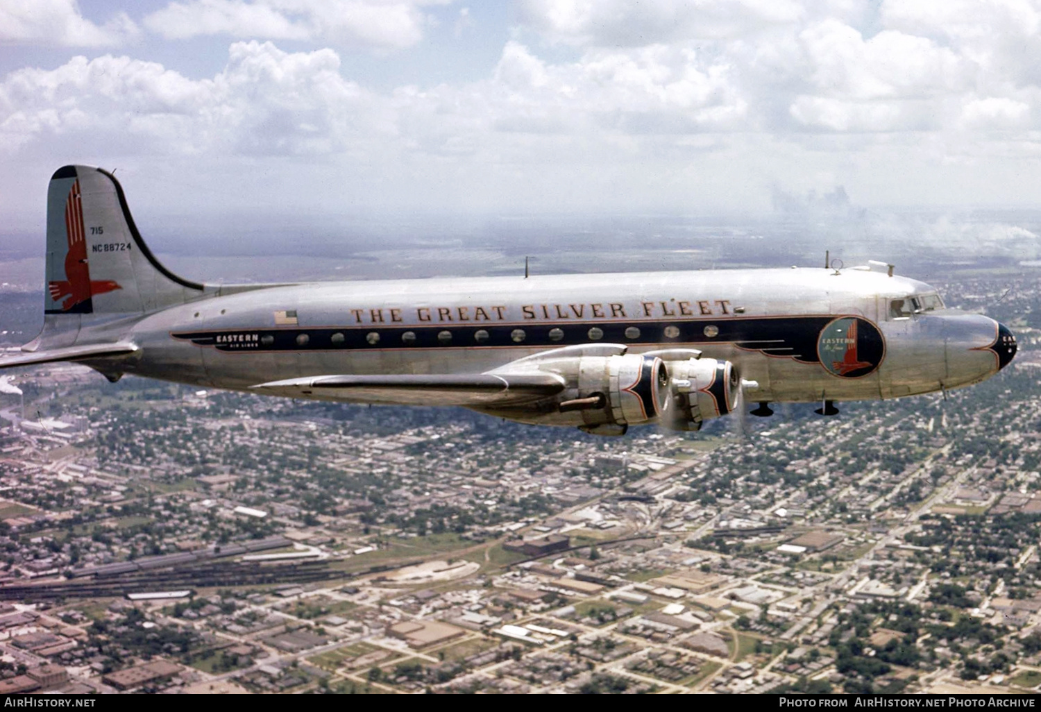 Aircraft Photo of NC88724 | Douglas C54B-DC | Eastern Air Lines | AirHistory.net #410034