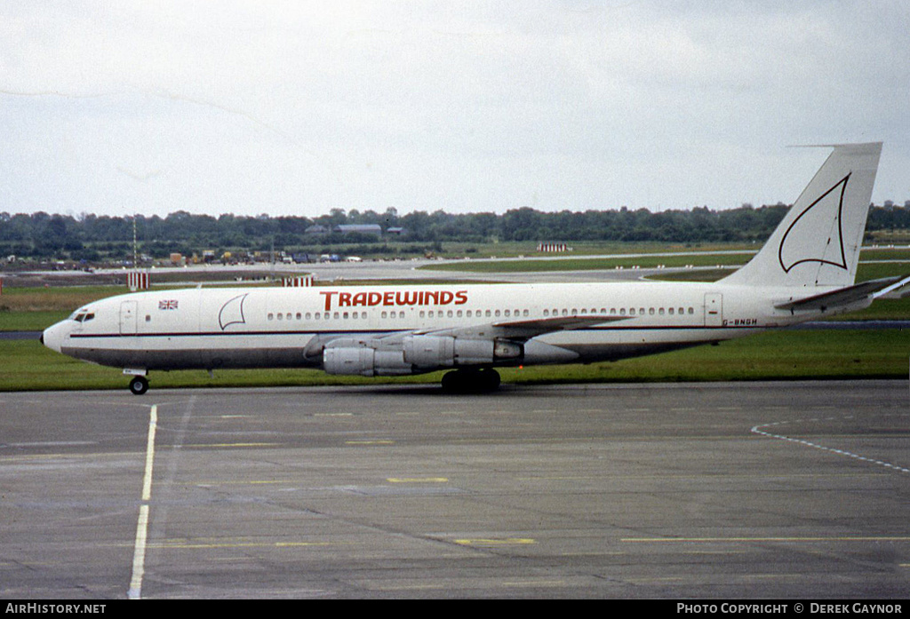 Aircraft Photo of G-BNGH | Boeing 707-321C | Tradewinds Airways | AirHistory.net #410036