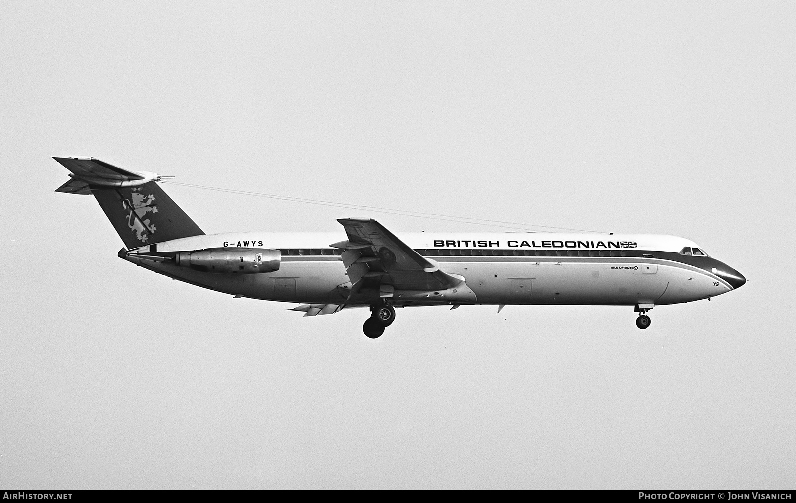 Aircraft Photo of G-AWYS | BAC 111-501EX One-Eleven | British Caledonian Airways | AirHistory.net #410044