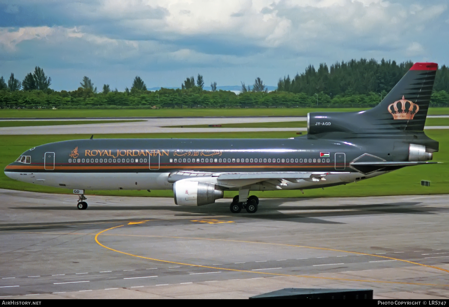 Aircraft Photo of JY-AGD | Lockheed L-1011-385-3 TriStar 500 | Royal Jordanian Airlines | AirHistory.net #410063