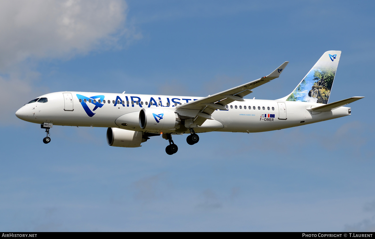 Aircraft Photo of F-OMER | Airbus A220-371 (BD-500-1A11) | Air Austral | AirHistory.net #410086