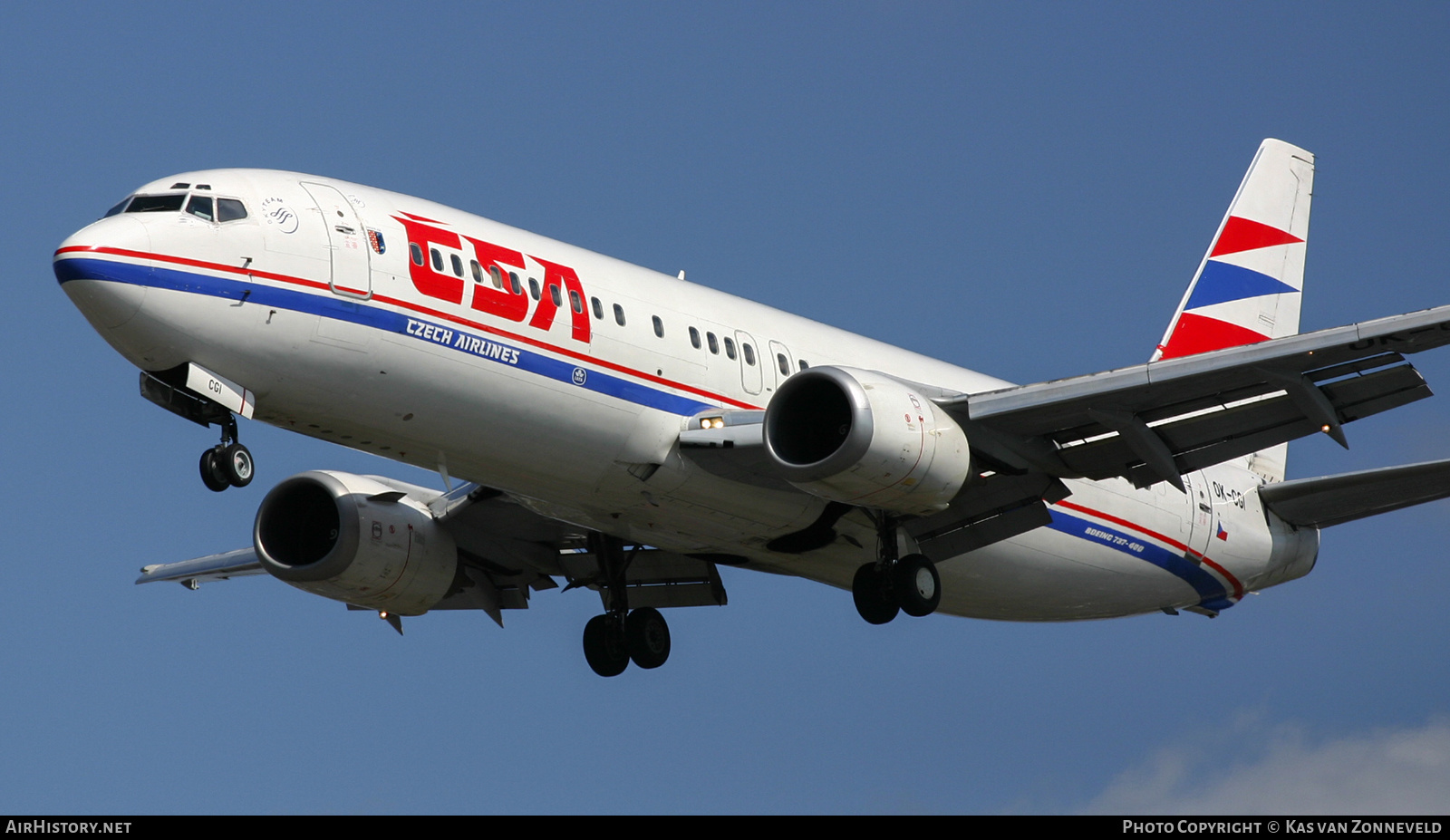 Aircraft Photo of OK-CGI | Boeing 737-49R | ČSA - Czech Airlines | AirHistory.net #410101
