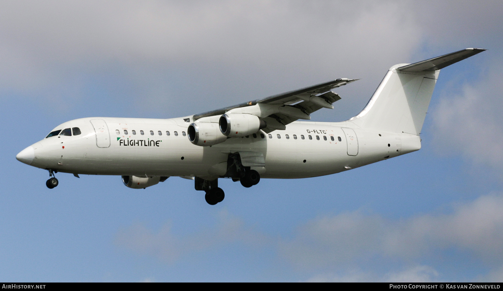 Aircraft Photo of G-FLTC | British Aerospace BAe-146-300 | Flightline | AirHistory.net #410118
