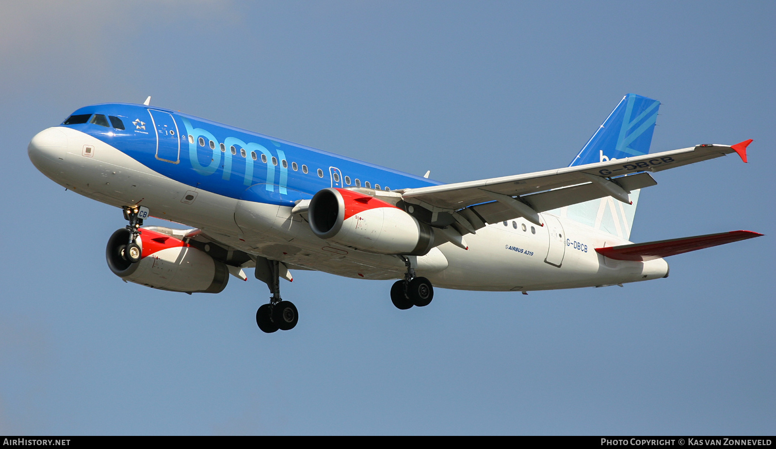 Aircraft Photo of G-DBCB | Airbus A319-131 | BMI - British Midland International | AirHistory.net #410122