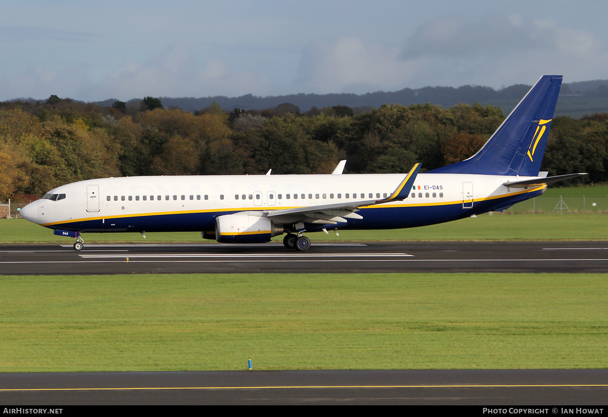 Aircraft Photo of EI-DAS | Boeing 737-8AS | Ryanair | AirHistory.net #410137