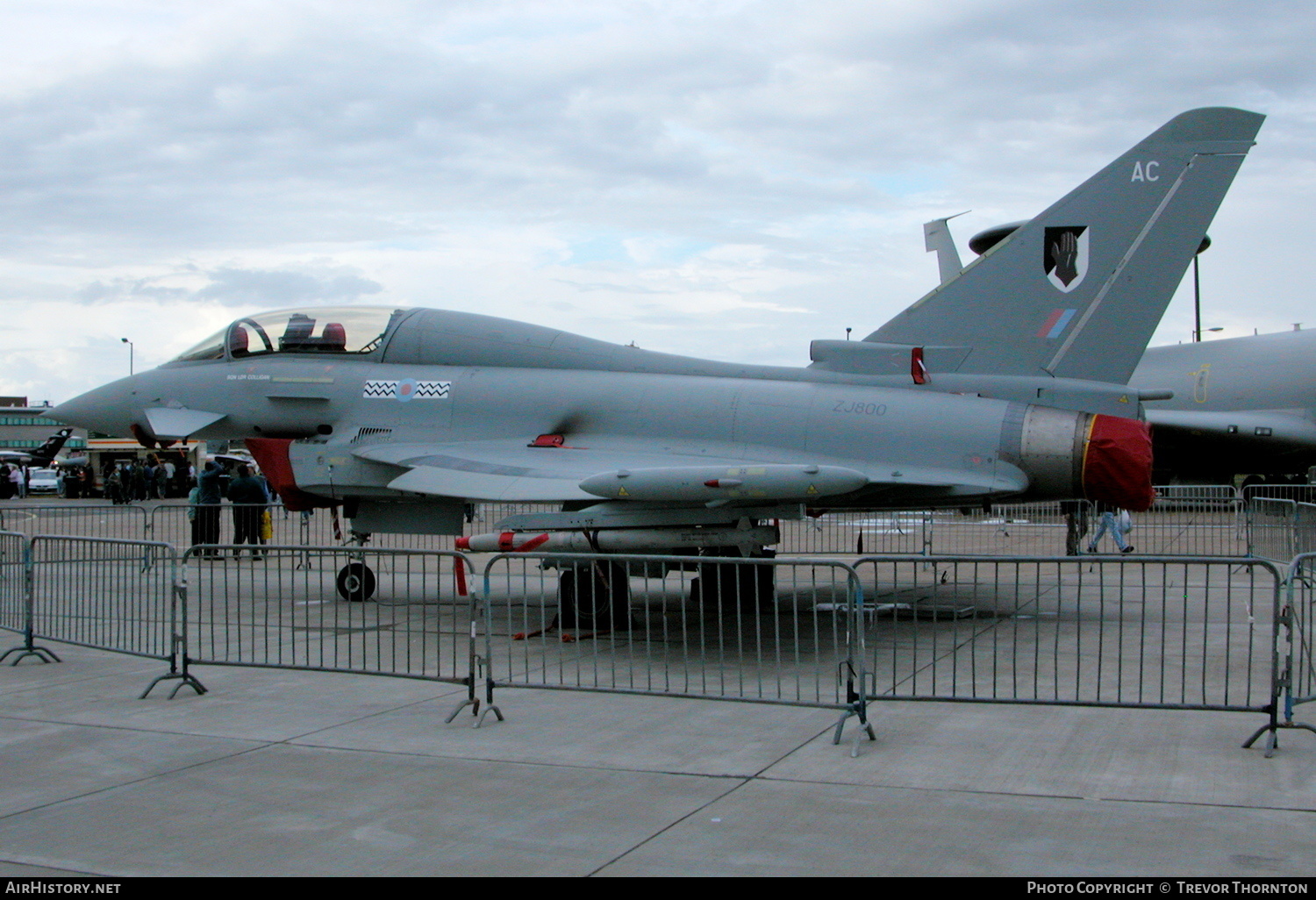 Aircraft Photo of ZJ800 | Eurofighter EF-2000 Typhoon T1 | UK - Air Force | AirHistory.net #410151