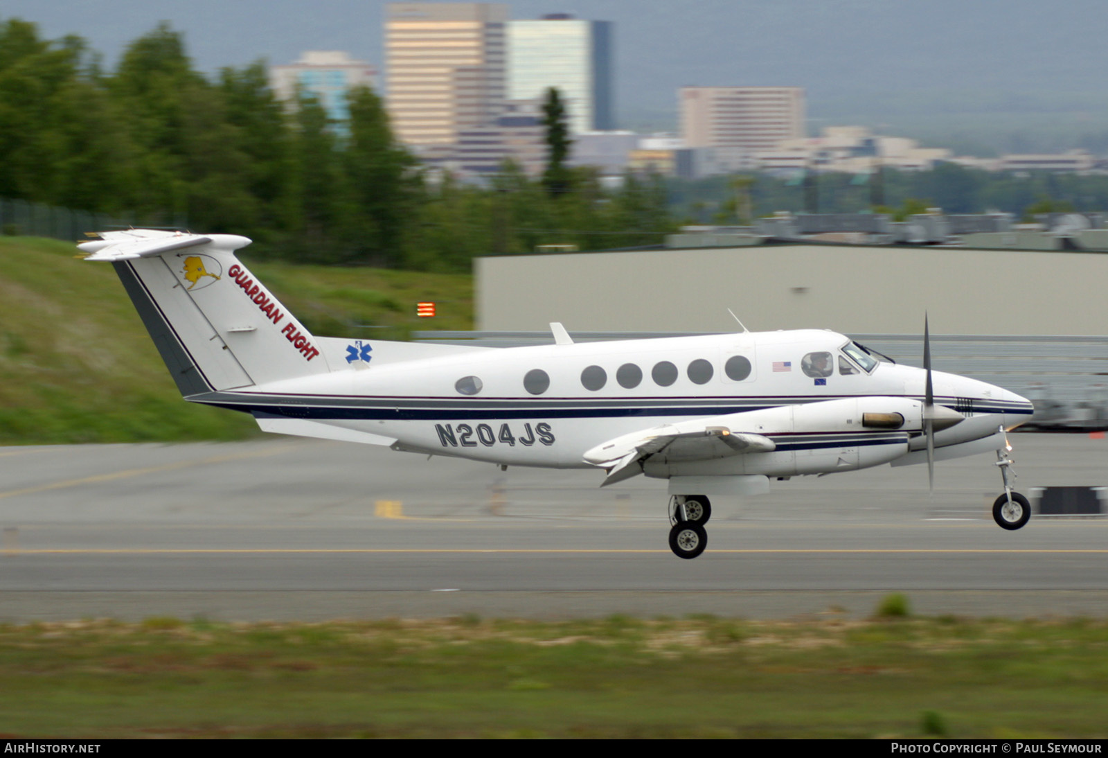 Aircraft Photo of N204JS | Beech 200 Super King Air | Guardian Flight | AirHistory.net #410165