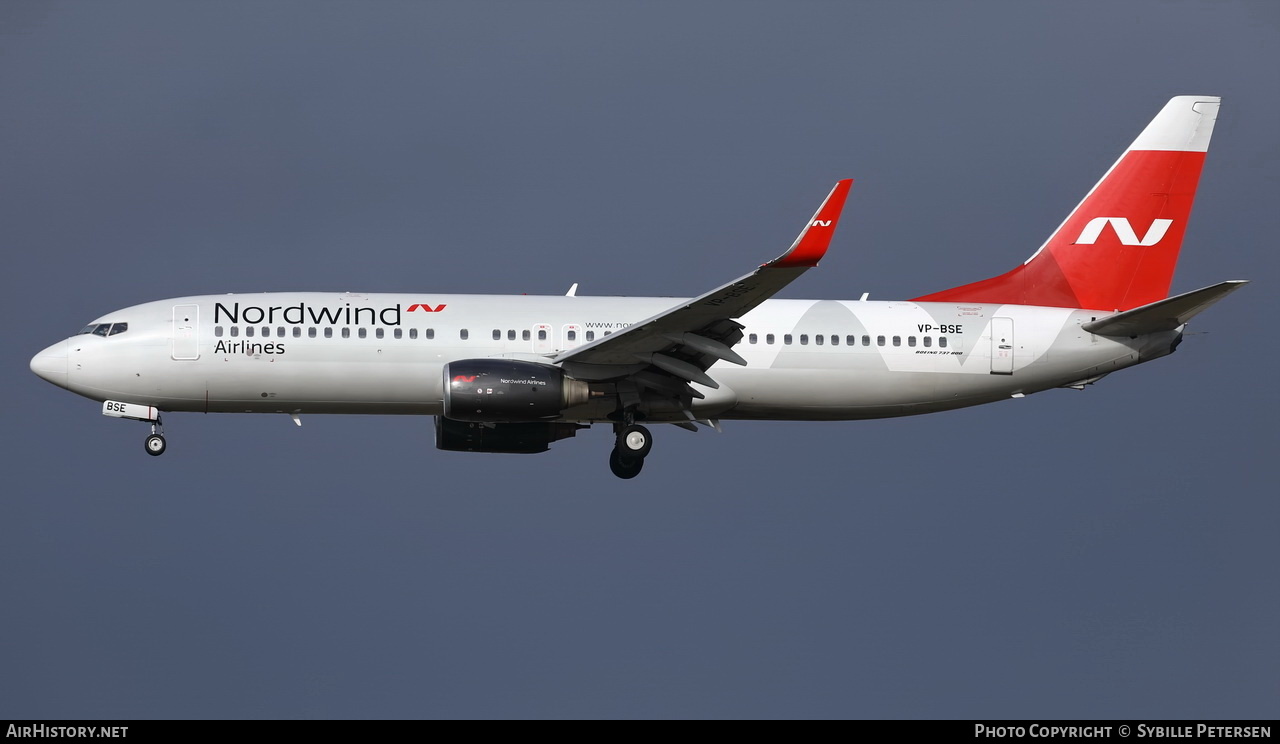 Aircraft Photo of VP-BSE | Boeing 737-8KN | Nordwind Airlines | AirHistory.net #410170