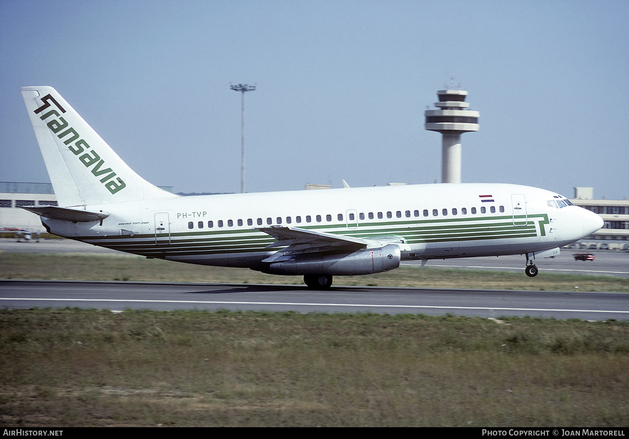 Aircraft Photo of PH-TVP | Boeing 737-2K2/Adv | Transavia | AirHistory.net #410172