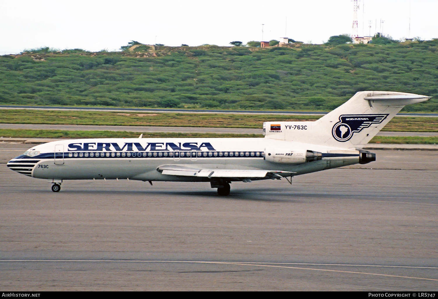 Aircraft Photo of YV-763C | Boeing 727-22 | Servivensa | AirHistory.net #410201