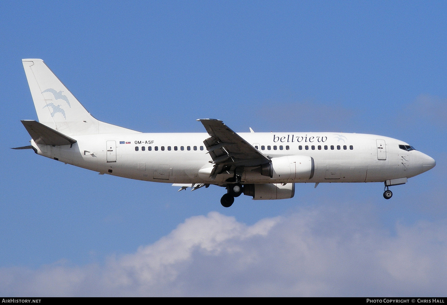 Aircraft Photo of OM-ASF | Boeing 737-306 | Bellview Airlines | AirHistory.net #410221
