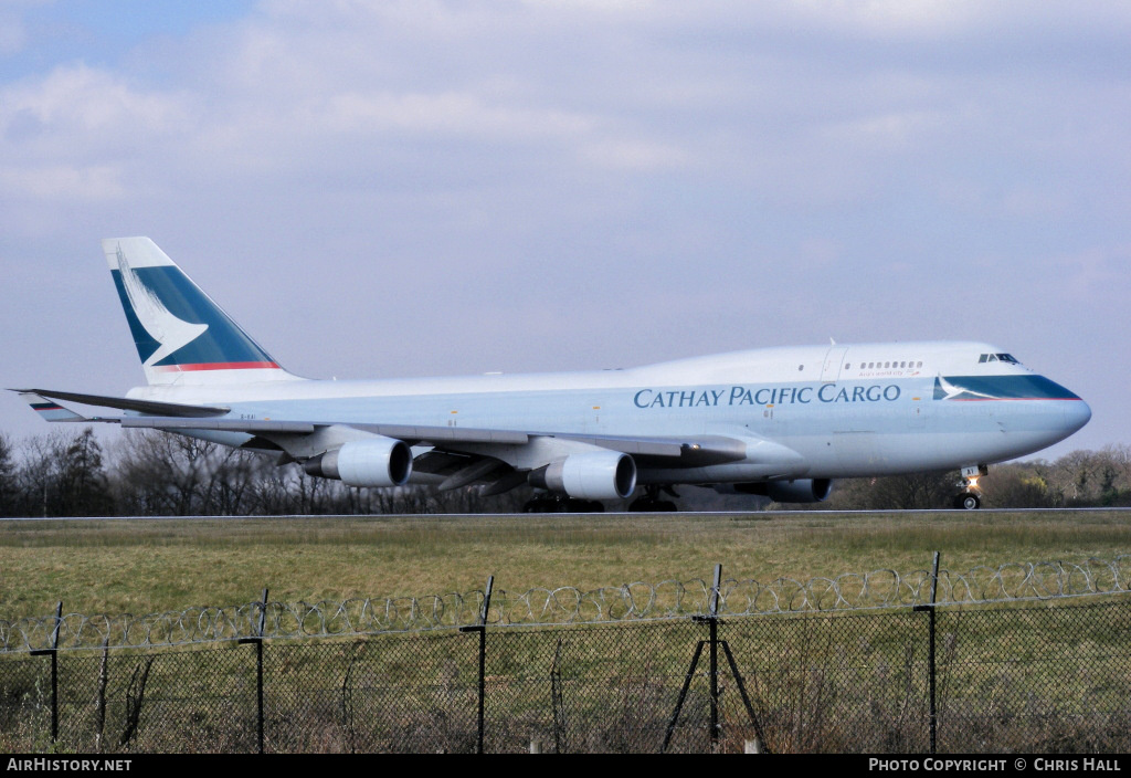 Aircraft Photo of B-KAI | Boeing 747-412(BCF) | Cathay Pacific Airways Cargo | AirHistory.net #410224