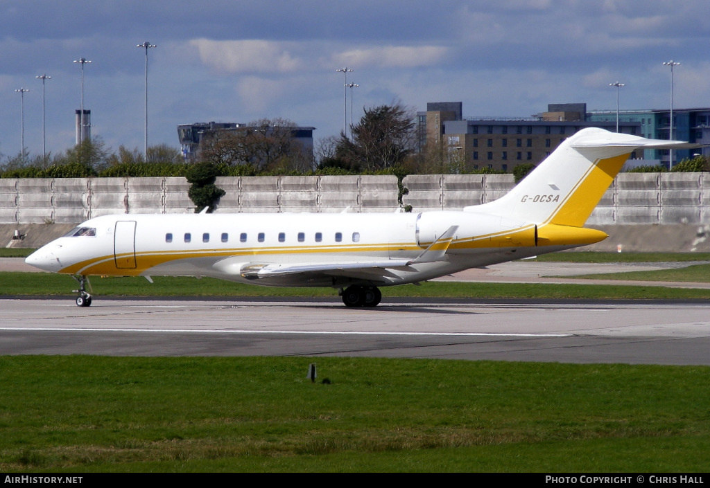 Aircraft Photo of G-OCSA | Bombardier Global 5000 (BD-700-1A11) | AirHistory.net #410225