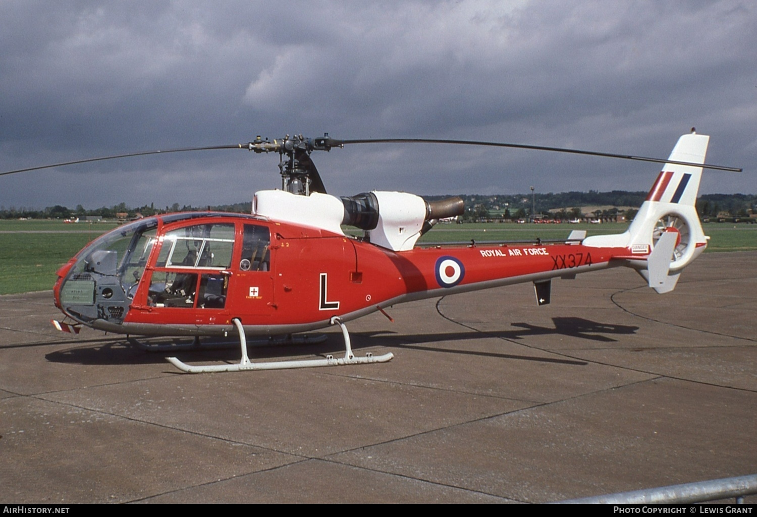 Aircraft Photo of XX374 | Aerospatiale SA-341D Gazelle HT3 | UK - Air Force | AirHistory.net #410251