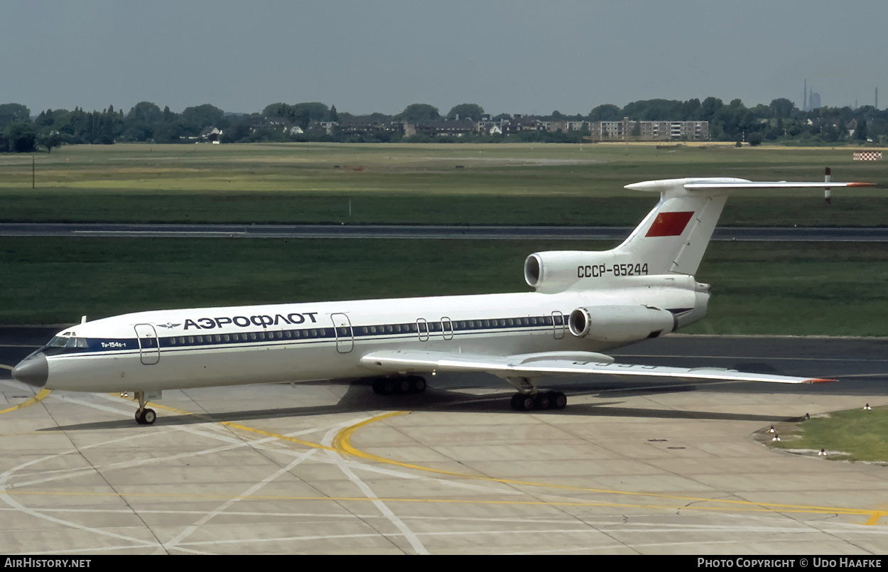 Aircraft Photo of CCCP-85244 | Tupolev Tu-154B-1 | Aeroflot | AirHistory.net #410283