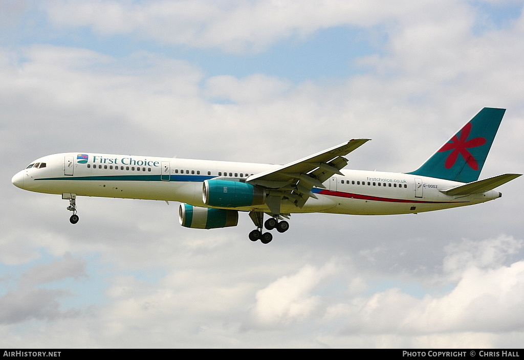 Aircraft Photo of G-OOOZ | Boeing 757-236 | First Choice Airways | AirHistory.net #410295