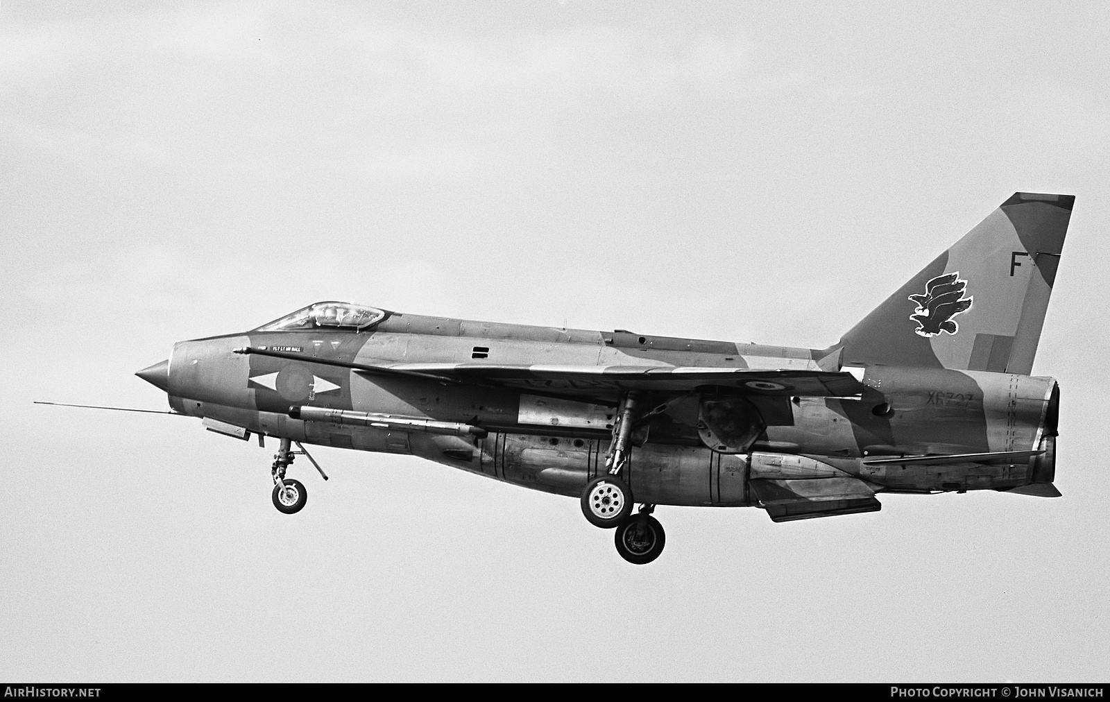 Aircraft Photo of XR727 | English Electric Lightning F6 | UK - Air Force | AirHistory.net #410316