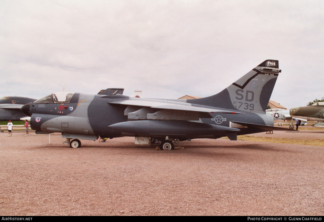 Aircraft Photo of 74-1739 / AF74-739 | LTV A-7D Corsair II | USA - Air Force | AirHistory.net #410338